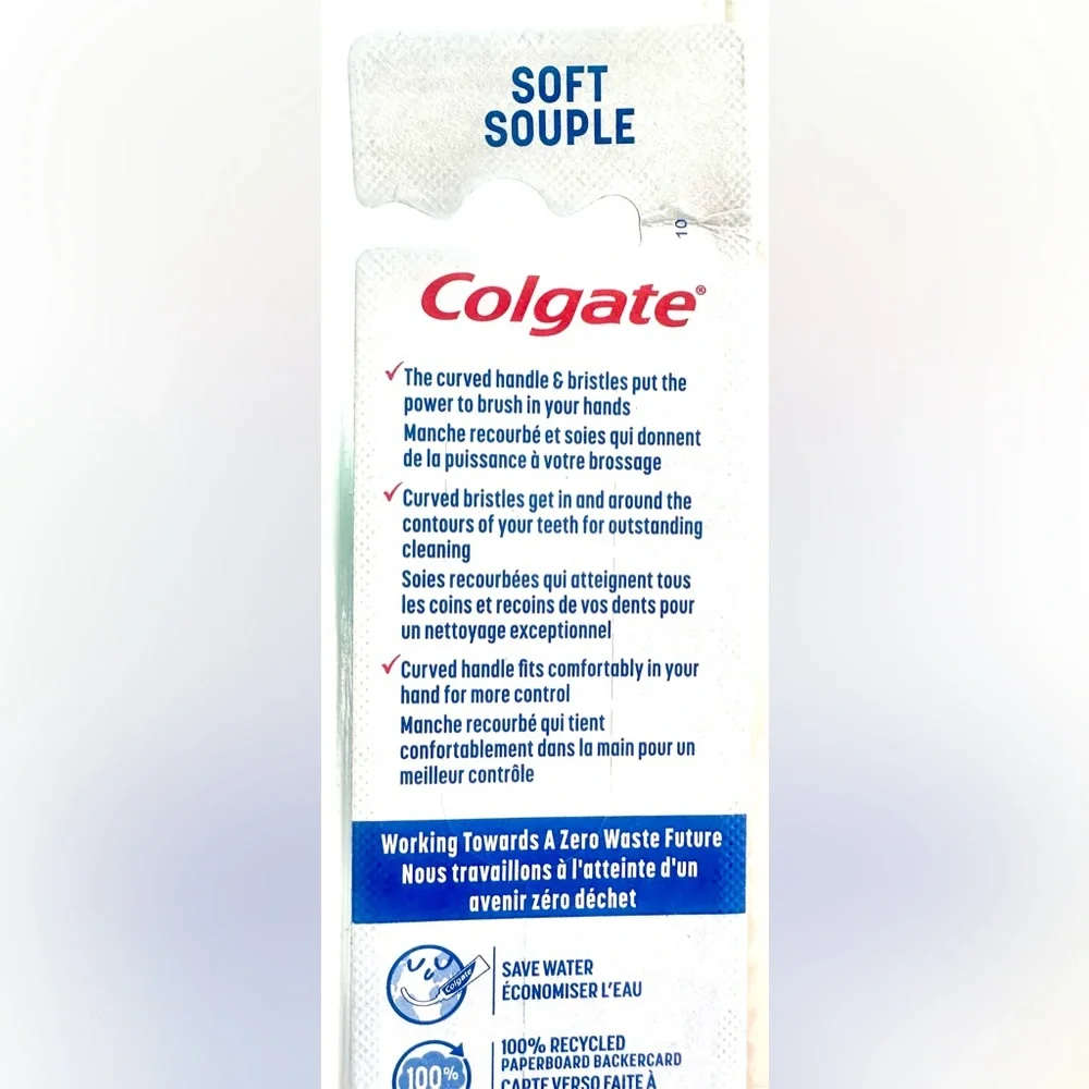 Colgate Soft Bristle Comfort Fit Wave Compact Toothbrush | NEW + UNOPENED